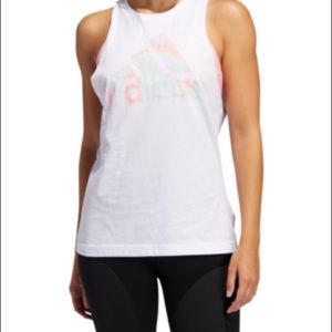 ADIDAS Tank Top with Tie Dye Logo